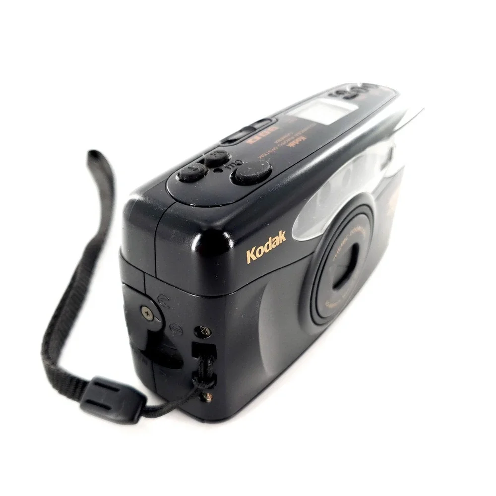Kodak Advantix 4100 IX APS Point & Shoot Film Camera Black Tested & Works